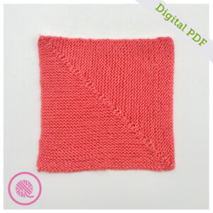 PDF: Loom Knit Traditional Mitered Square - Image 2