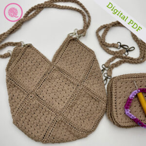 PDF: Loom Knit Eyelet Bag - Image 3