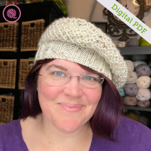 PDF: Needle Knit Beehive Beret - Image 2