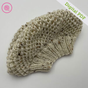 PDF: Needle Knit Beehive Beret - Image 3