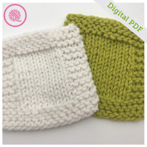 PDF: Needle Knit Basic Garter Border Washcloth - Image 3
