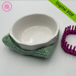 PDF: Loom Knit Bowl Cozy