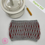 PDF: Loom Knit Twisted Brioche Cowl