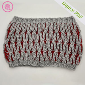 PDF: Loom Knit Twisted Brioche Cowl - Image 2
