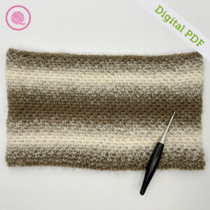 PDF: Crochet Easy Linen Stitch Cowl - Image 4
