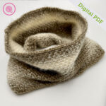 PDF: Crochet Easy Linen Stitch Cowl