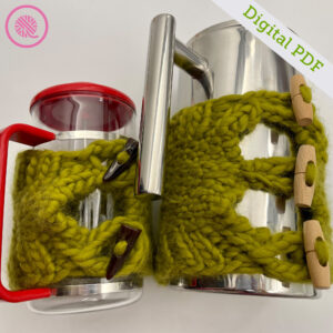 PDF: Needle Knit Coffee Press Cozy - Image 2