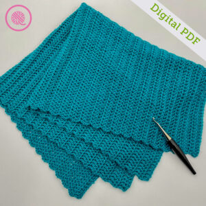 PDF: Crochet Easy Basic Blanket