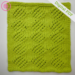 PDF: Loom Knit Lacy Diamond Blanket - Image 2
