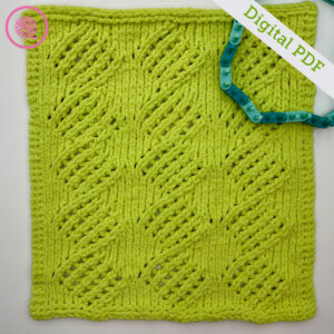 PDF: Loom Knit Lacy Diamond Blanket - Image 3