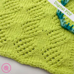 PDF: Loom Knit Lacy Diamond Blanket