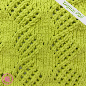 PDF: Loom Knit Lacy Diamond Blanket - Image 4