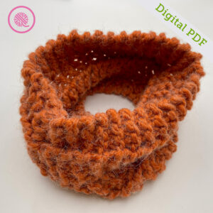 PDF: Finger Knit Garter Stitch Cowl - Image 4