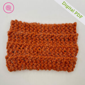 PDF: Finger Knit Garter Stitch Cowl - Image 3