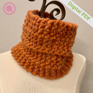 PDF: Finger Knit Garter Stitch Cowl - Image 2