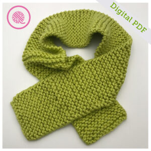 PDF: Needle Knit Basic Garter Scarf - Image 4