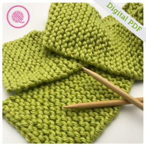 PDF: Needle Knit Basic Garter Scarf - Image 2