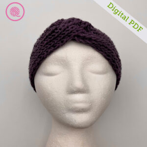 PDF: Loom Knit Twisted Headband - Image 4