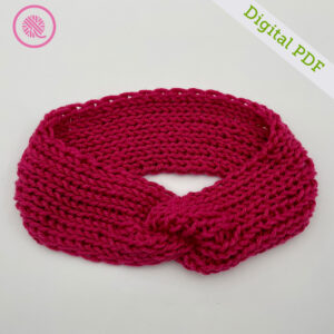 PDF: Loom Knit Twisted Headband - Image 3