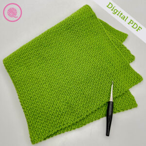 PDF: Crochet Linen Blanket