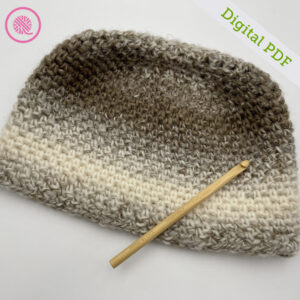 PDF: Crochet Easy Linen Stitch Hat - Image 2
