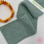 PDF: Loom Knit Linen Scarf