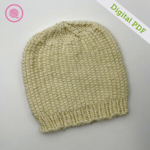PDF: Loom Knit Linen Stitch Hat - Image 2