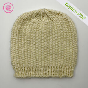 PDF: Loom Knit Linen Stitch Hat - Image 3