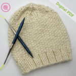 PDF: Needle Knit Linen Stitch Hat