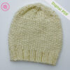 PDF: Needle Knit Linen Stitch Hat - Image 3