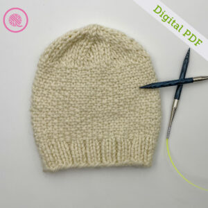 PDF: Needle Knit Linen Stitch Hat - Image 2