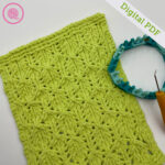 PDF: Loom Knit Lofty Lace Blanket