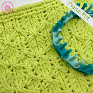 PDF: Loom Knit Lofty Lace Blanket - Image 2