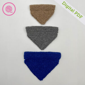 PDF: Needle Knit Pet Bandana - Image 5
