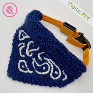 PDF: Needle Knit Pet Bandana - Image 4