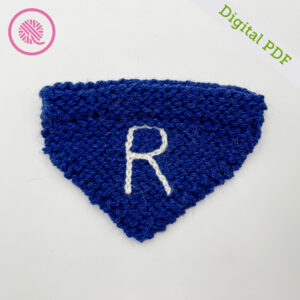 PDF: Needle Knit Pet Bandana - Image 3