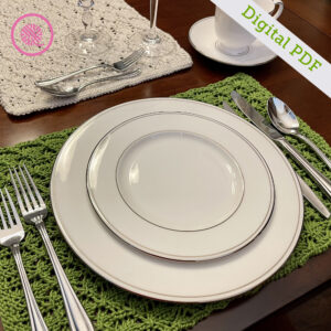 PDF: Loom Knit Lacy Placemat - Image 2