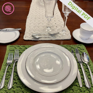 PDF: Needle Knit Lacy Placemat - Image 4