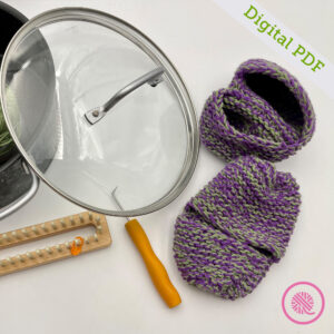 PDF: Loom Knit Fingertip Potholder (Mini Oven Mitt) - Image 3