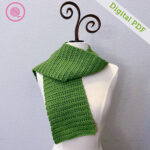 PDF: Crochet Easy Basic Scarf