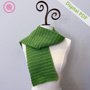PDF: Crochet Easy Basic Scarf