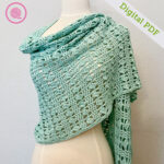 PDF: Crochet Lacy Shawl