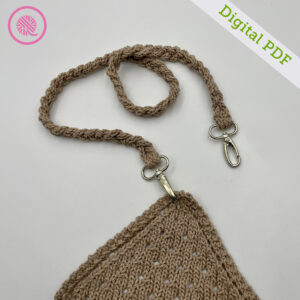 PDF: Needle Knit I-Cord Braided Handle/Strap
