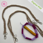 PDF: Loom Knit I-Cord Braided Handle/Strap