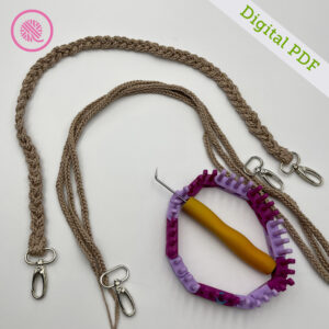 PDF: Loom Knit I-Cord Braided Handle/Strap