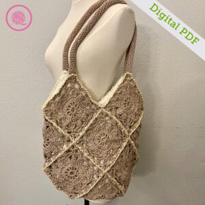 PDF: Crochet Sunflower Bag