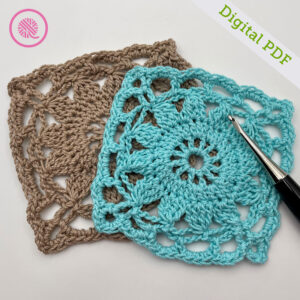 PDF: Crochet Sunflower Square - Image 2