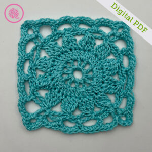 PDF: Crochet Sunflower Square - Image 3