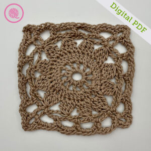 PDF: Crochet Sunflower Square - Image 4