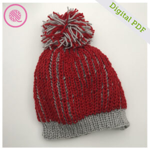 PDF: Loom Knit Twisted Brioche Slouchy Tam - Image 4